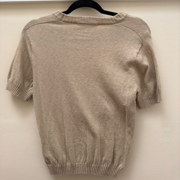 Zara sweater knit short sleeved shirt - Picture 2 of 3
